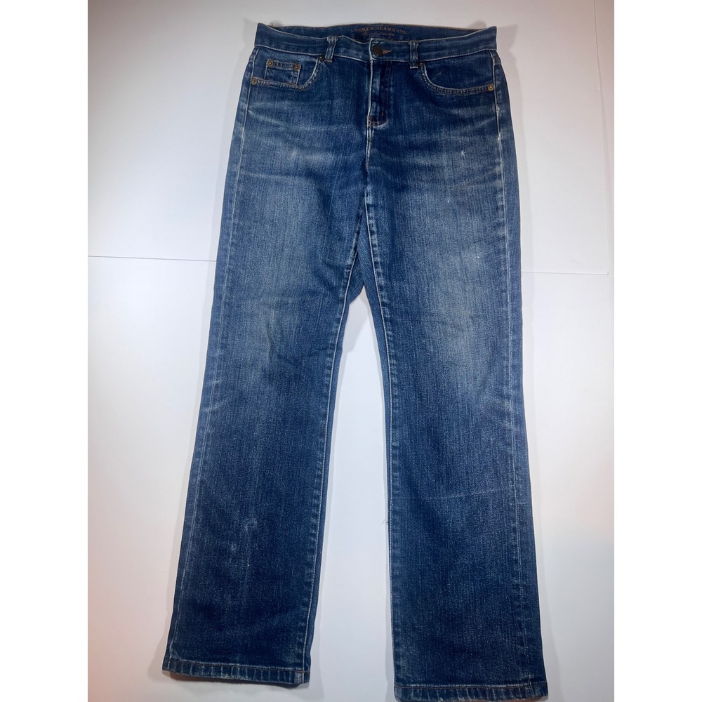 Lauren Ralph Lauren Jeans Womens 6P Blue Straight Leg Petite Denim Pants
